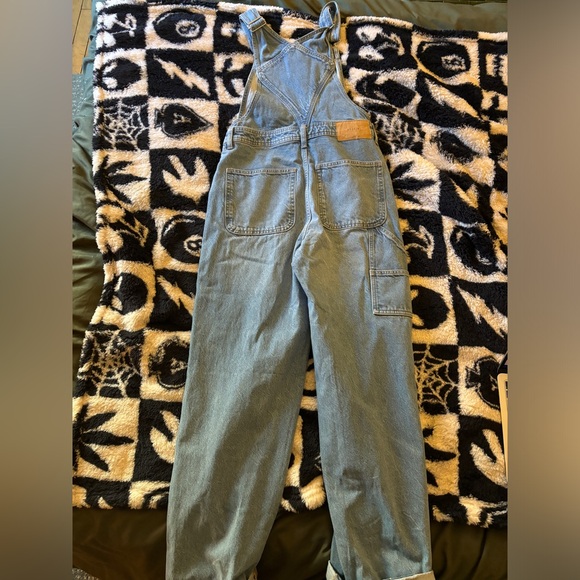 Straight Denim Overalls - Picture 4 of 4